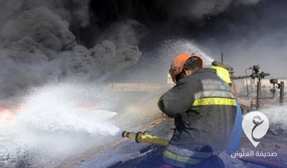 السيطرة على حريق بخطوط نقل النفط بين حقل آمال وميناء رأس لانوف - 11 1