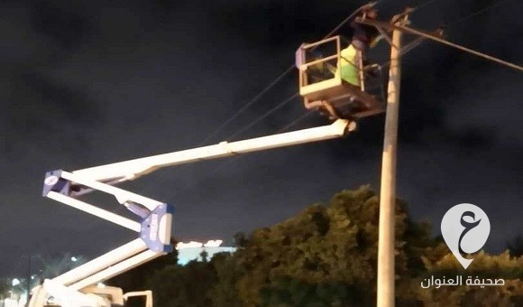 إرجاع التيار الكهربائي لمنطقة عين "زارة – السدرة" - 408788368 669365965387161 488596388586848642 n