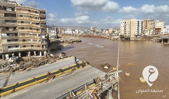 بعض الأضرار في درنة جراء السيول