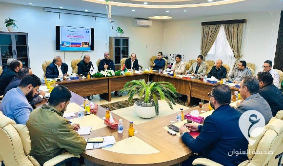 مجلس إدارة الشركة العامة للكهرباء يناقش أداء عمل الإدارات الفنية ومدى التزامها بتنفيذ الخطط  - PSD العنوان 22