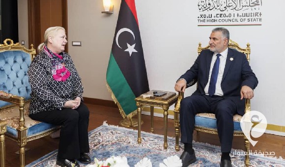 تكالة يناقش مع السفيرة الكندية مستجدات الأوضاع السياسية في ليبيا  - PSD العنوان 76
