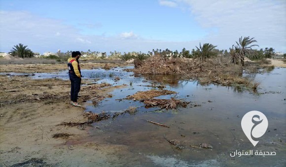 السايح يرسل فريقًا مختصًا إلى زليتن لمتابعة أضرار ارتفاع منسوب المياه الجوفية  - PSD العنوان 2 3