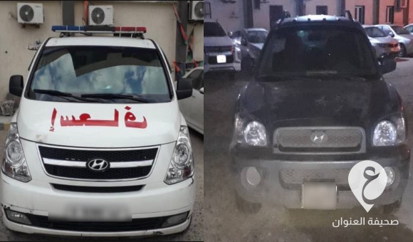 إحداهما سيارة إسعاف..المهام الخاصة في طرابلس تضبط سيارتين مطلوبتين في بلاغين من 2012 – 2019  - PSD العنوان 29