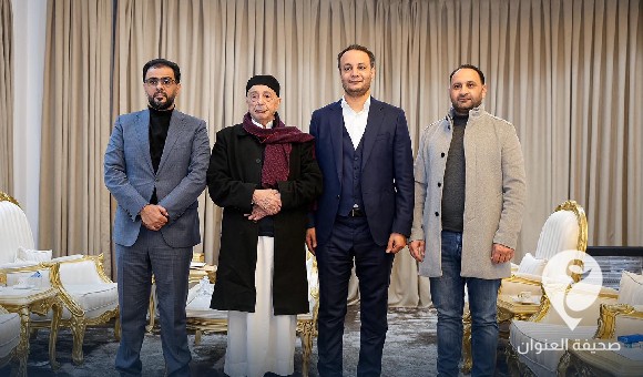 عقيلة صالح يتابع مستجدات مشروعات إعادة الإعمار في مختلف المدن الليبية  - PSD العنوان 38