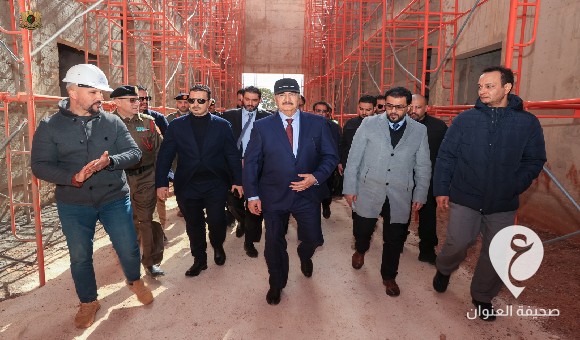خلال زيارة للمدينة رفقة حماد..حفتر يشدد على رفع وتيرة الإنجاز في عملية إعمار درنة  - PSD العنوان 5 3