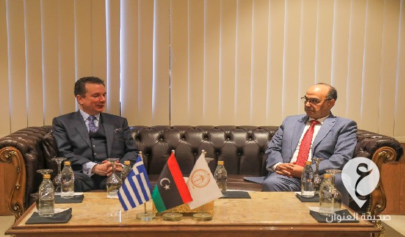 القُنصل اليوناني في بنغازي يؤكد على أهمية التعاون في المواضيع ذات الاهتمام المُشترك  - PSD العنوان 7 3
