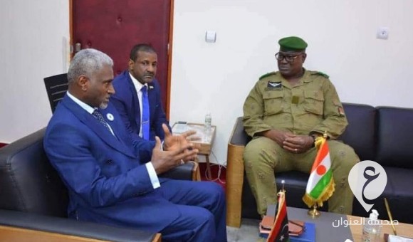 وزير الشؤون الأفريقية بالحكومة الليبية يبحث في النيجر عدد من الملفات الأمنية والاقتصادية والطاقة - PSDالعنوان 32 1