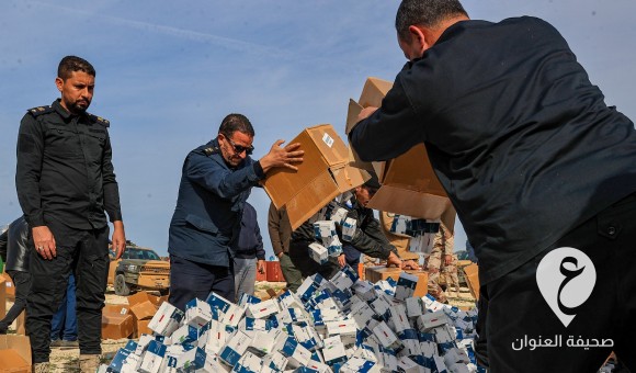 اتلاف أكثر من 15 مليون قرص مخدر داخل ميناء بنغازي البحري - PSDالعنوان 63 1