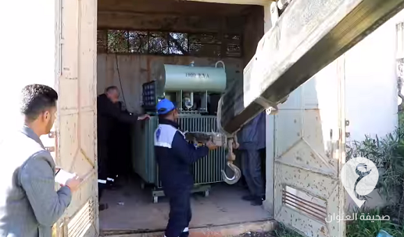 شحن محولين كهربائيين في شحات والقبة - 423105711 1077658110178999 1700989045229049335 n