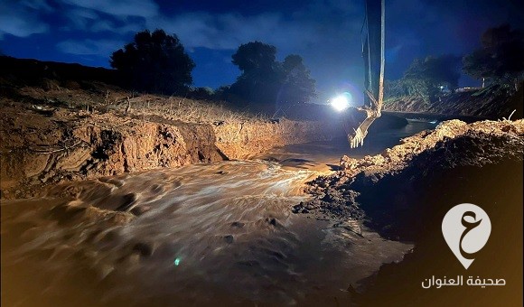 زليتن.. تنظيف وفتح مجرى عين كعام وربطه بالبحر - 423514023 410591888303203 8595739106645046512 n 1