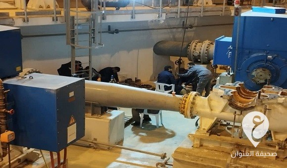 النهر الصناعي يشرع في صيانة المضخات الرئيسية لانتظام المياه في مناطق الجبل الغربي - 428711836 807963358043399 6371688834420220996 n