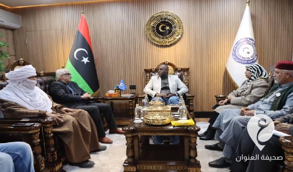 التباوي يبحث مع الهيئة الوطنية لمشايخ وأعيان ليبيا ملف الهجرة غير الشرعية 2 التباوي يبحث مع الهيئة الوطنية لمشايخ وأعيان ليبيا ملف الهجرة غير الشرعية - PSD العنوان 11 2
