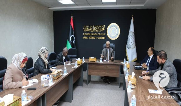 لجنة الشؤون السياسية بمجلس للدولة تبحث الاتفاقيات والمعاهدات المبرمة  - PSD العنوان 1