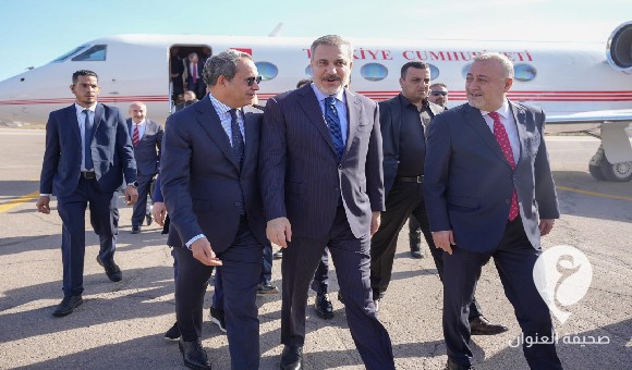 وزير الخارجية التركي يصل العاصمة طرابلس  - PSD العنوان 18