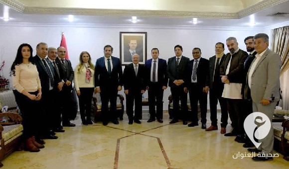 وفد برلماني وحكومي ليبي يبحث سبل التعاون مع دمشق في مجال التعليم العالي والتقني  - PSD العنوان 40 1