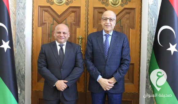 الكبير يبحث مع السفير المصري دور الشركات المصرية لإعادة إعمار درنة - PSDالعنوان 2024 02 07T185924.071
