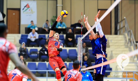 فوز السويحلي وخسارة الأهلي بنغازي ببطولة الأندية العربية للكرة الطائرة