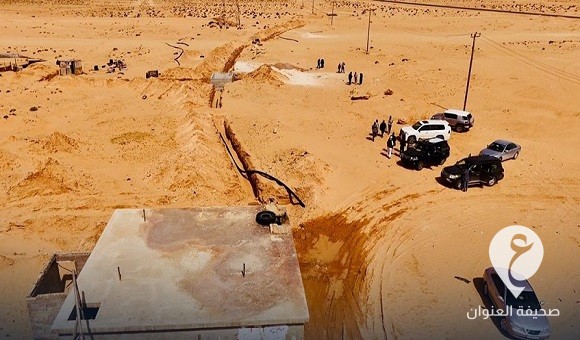 الحكومة الليبية تشرع في تغذية مرادة بمياه النهر الصناعي - 417543134 387698123894619 9152320243832407267 n