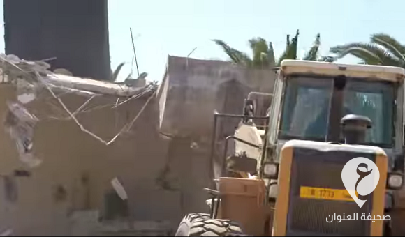 البحث الجنائي يباشر إزالة المباني العشوائية في بنغازي 1 البحث الجنائي يباشر إزالة المباني العشوائية في بنغازي