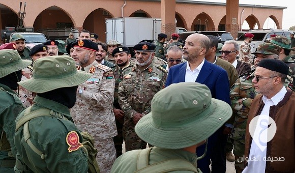 الكوني واللافي يتفقدان معبر رأس أجدير تمهيدا لإعادة فتحه