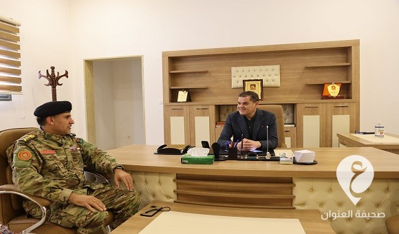 خلال لقائه النمروش.. الدبيبة: القوة العسكرية مهمتها بسط الأمن في رأس أجدير بعيدا عن التجاذبات السياسية والقبلية - 434380155 750730283909219 6583631444859860475 n