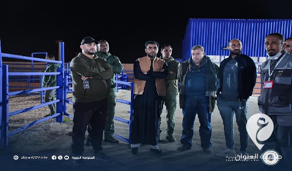 حماد يتابع وصول الدفعة الأولى من الأبقار والأغنام القادمة من إسبانيا 3 حماد يتابع وصول الدفعة الأولى من الأبقار والأغنام القادمة من إسبانيا