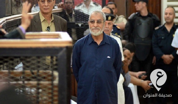 أحكام بالإعدام على 8 من قيادات الإخوان في "أحداث المنصة" بمصر - المرشد العام لجماعة الإخوان المسلمين بمصر محمد بديع