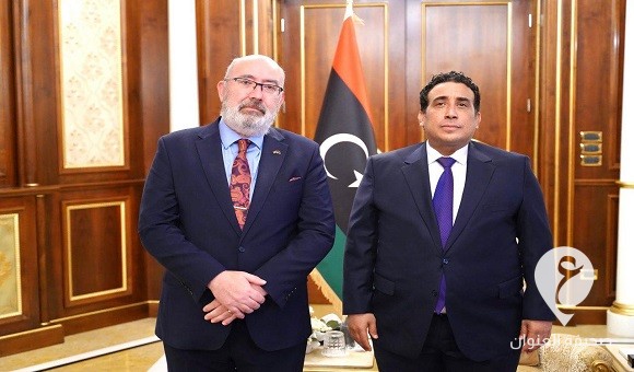 المنفي والسفير البريطاني يبحثان تطورات الأوضاع السياسية في ليبيا 1 المنفي والسفير البريطاني يبحثان تطورات الأوضاع السياسية في ليبيا - 438083818 943696327468671 3655074646244534518 n