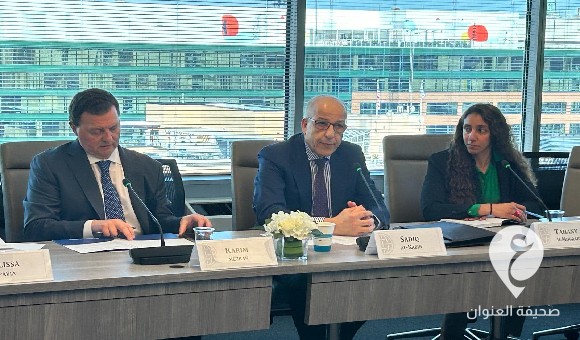 الكبير يبحث مع المجلس الأطلسي تطورات الوضع الاقتصادي والسياسي الليبي  - PSD العنوان 44