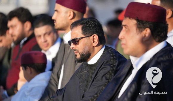 حمّاد والمنفي يؤديان صلاة عيد الفطر المبارك في درنة - PSDالعنوان 2024 04 10T155329.010