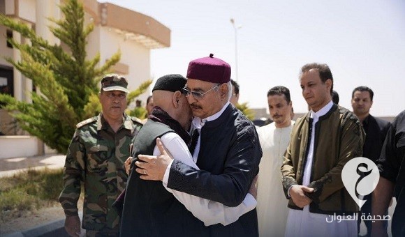 المشير حفتر وحماد يقدمان واجب العزاء للمستشار صالح في وفاة نجله - 438275689 979054240243641 2086061187050914454 n