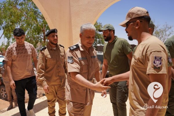 الساعدي يبحث التعاون مع أمن الكفرة لمنع تدفق المهاجرين غير الشرعيين  - 441169872 758103569837498 4676631573516611657 n