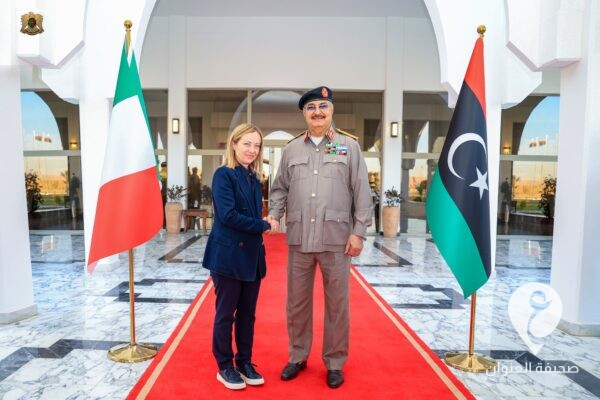 خلال اللقاء في بنغازي.. حفتر يبحث مع ميلوني مواصلة الدفع بالعملية السياسية 4 خلال اللقاء في بنغازي.. حفتر يبحث مع ميلوني مواصلة الدفع بالعملية السياسية - 442407370 774261224886505 2877107111458081468 n