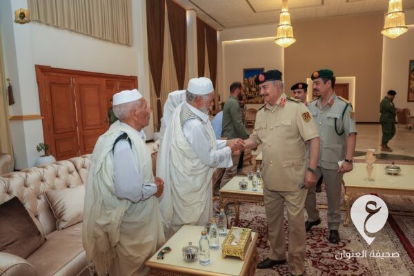 خلال لقائه وفدًا من الزنتان.. حفتر يؤكد على أهمية التشاور للوصول لمصالحة وطنية شاملة  5 خلال لقائه وفدًا من الزنتان.. حفتر يؤكد على أهمية التشاور للوصول لمصالحة وطنية شاملة  - 445620912 787372330242061 1711243913999421425 n