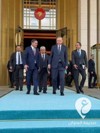الدبيبة يناقش مع أردوغان ملفات التعاون المشترك بين البلدين في المجالات المختلفة  - 445777697 790770809905166 9126615150195639424 n