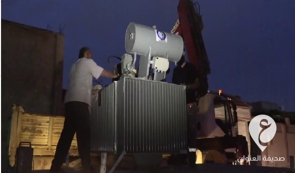 حماد يستجيب لمناشدات أهالي "شبنة" و"حي الفاتح" ويوفر محولي كهرباء حديثان
