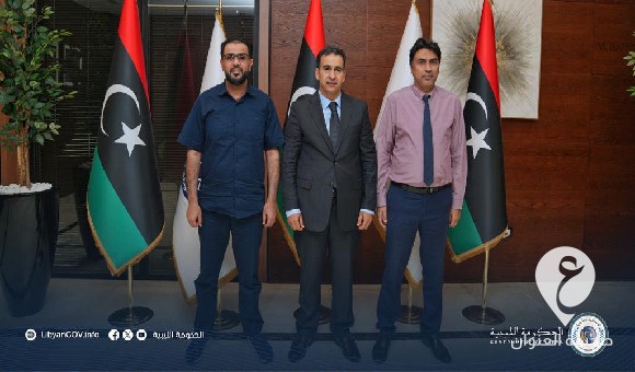 حماد يبحث ملف الميزانية الموحدة مع النويري والبرعصي 