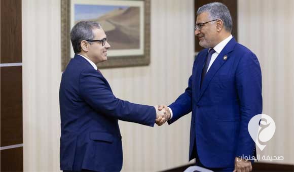 تكالة والقائم بأعمال السفارة الأمريكية يبحثان مستجدات الوضع السياسي في ليبيا - PSD العنوان 126