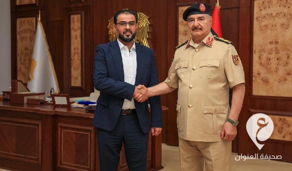 حفتر يستقبل حماد لمناقشة آخر الأحداث السياسية المحلية  - PSD العنوان 16 1