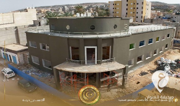 إعمار درنة: الاستمرار في صيانة مدرسة "زهير"أولى مدارس المدينة 