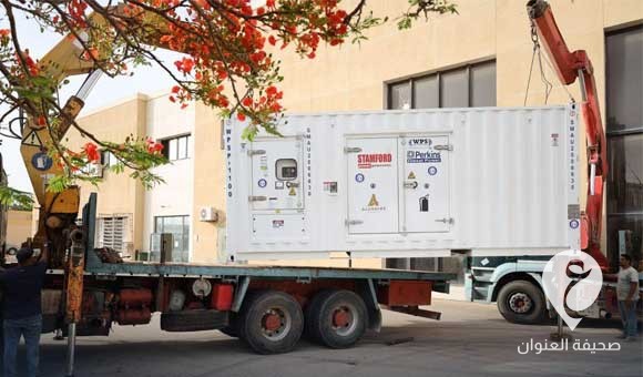 بمتابعة من حماد.. الإمداد الطبي يوفر مولدين لمركز بنغازي الطبي - PSD العنوان 28