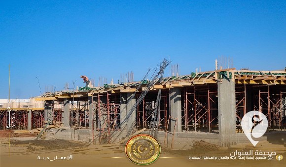 إعمار درنة: مشروع الوحدات السكنية في شعبية غازي يسير بوتيرة متسارعة 