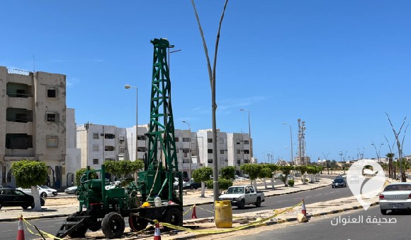 سرت..الشركات المنفذة لكباري المدينة تبدأ أعمال اختبارات التربة (الجسات) 