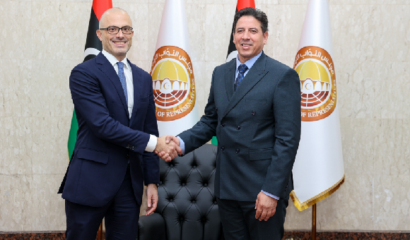 العقوري لـ أورلاندو: أمن أوروبا مرتبط باستقرار ليبيا.. ويجب خروج القوات الأجنبية والمرتزقة