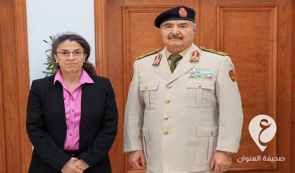 المشير حفتر يبحث خوري مستجدات الوضع السياسي في ليبيا - PSD العنوان 135