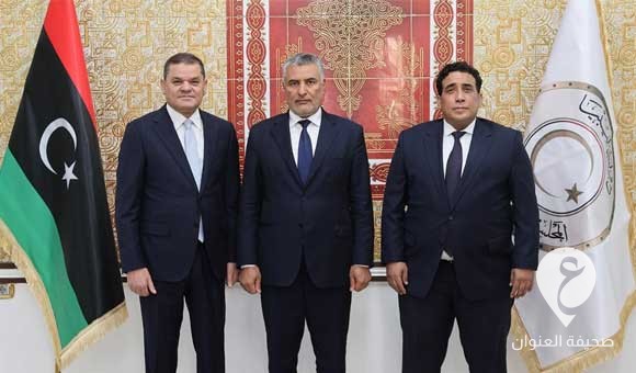 المنفي وتكالة والدبيبة يؤكدون على دعم الانتخابات 1 المنفي وتكالة والدبيبة يؤكدون على دعم الانتخابات - PSD العنوان 138