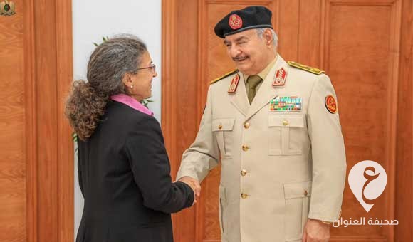 المشير حفتر يبحث خوري مستجدات الوضع السياسي في ليبيا - PSD العنوان 136