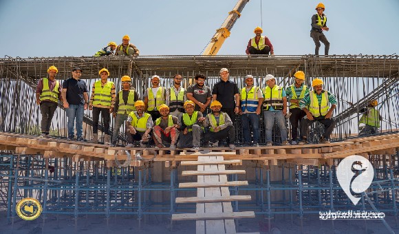 بلقاسم خليفة يتفقد مشاريع الإعمار في مدينة أجدابيا 