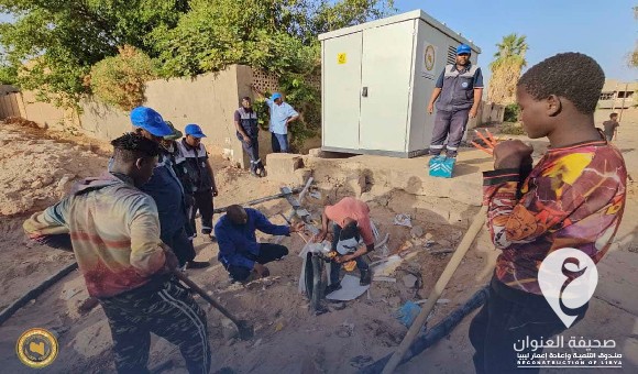صندوق إعمار ليبيا: مدينة مرزق تضيء من جديد بعد إظلام تام دام 6 سنوات  - PSD العنوان 2024 06 11T222938.638