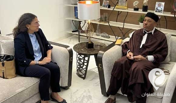 ستيفاني والثني يبحثان تطورات الأوضاع السياسية في ليبيا - PSD العنوان 23